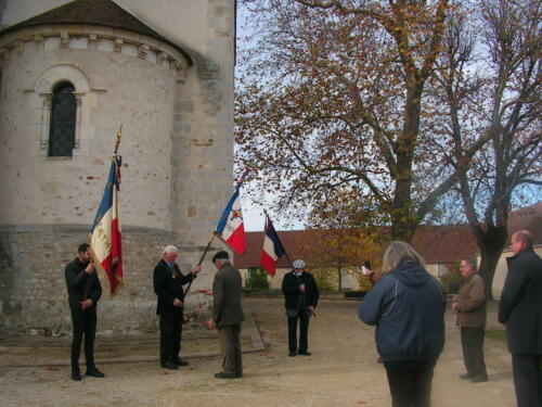 Remise de la médaille "porte drapeau" à M. GAUTHIER Georges